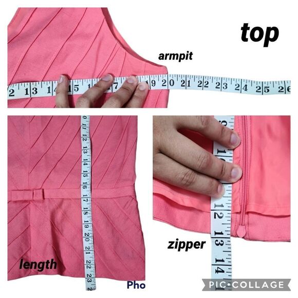 Positive Attitude Pink Linen Blend 2 PCS Skirt Set Full Lining Size 12 - Picture 13 of 16